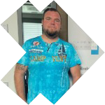 Andreas K. Zeigt einen Arbeiter